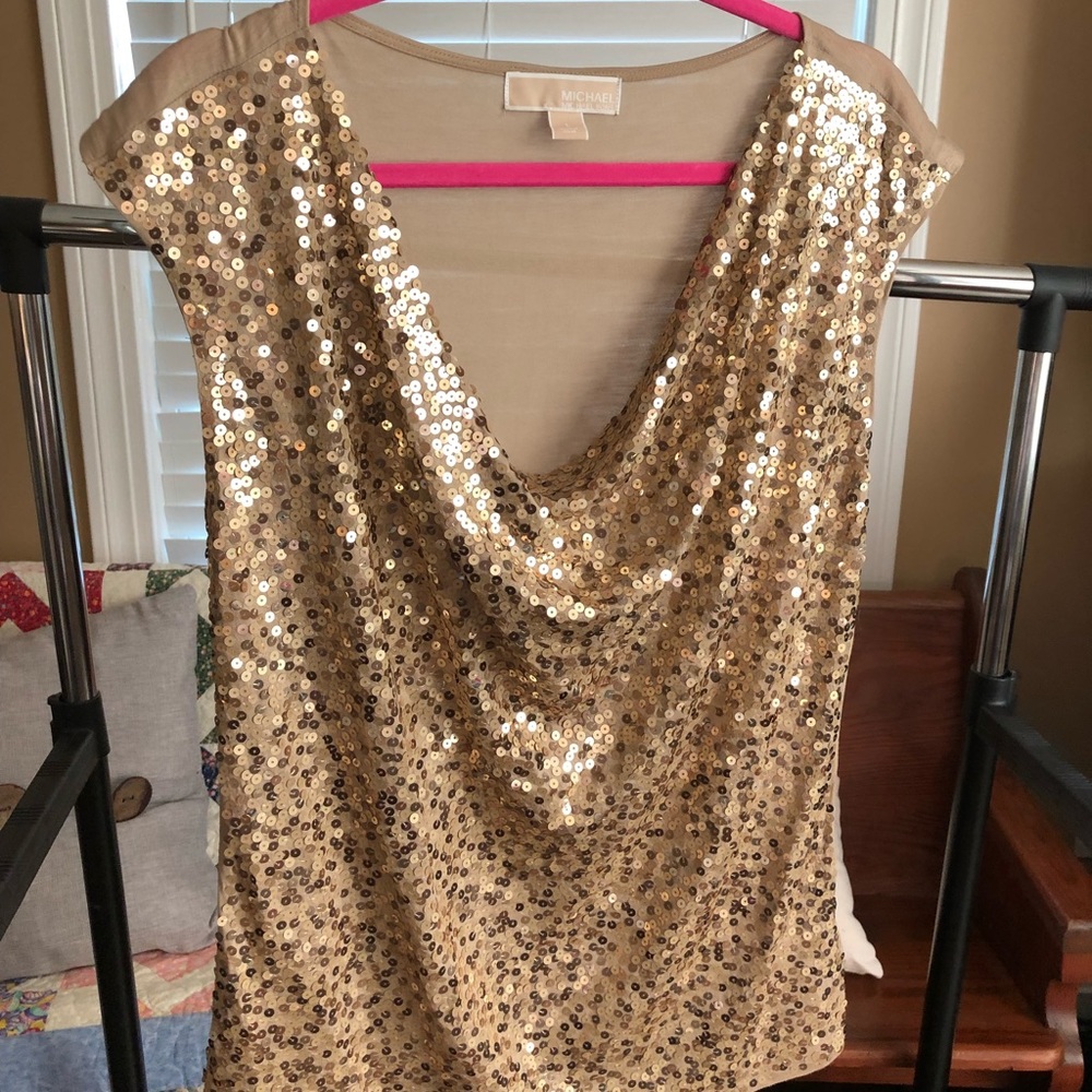 Michael Kors sequin shirt